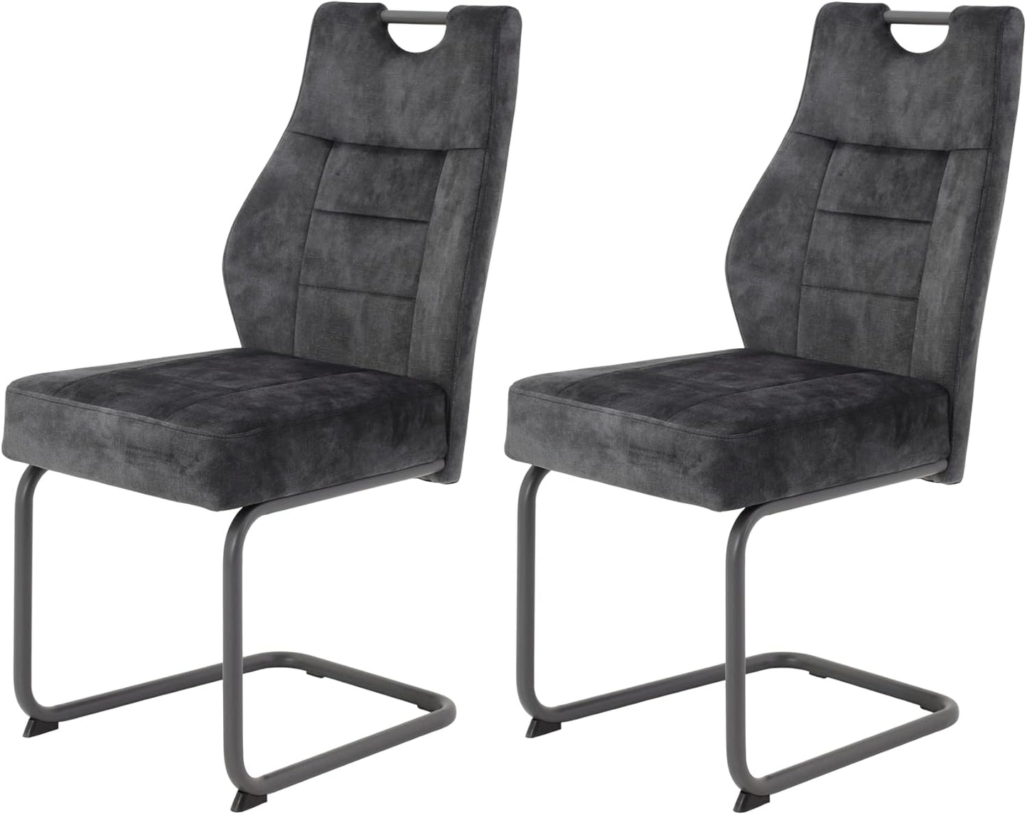 Dmora Sedia classica con seduta in ecopelle, struttura in metallo cromato, Poltrona per sala da pranzo, cm 54x45h93, colore Bianco